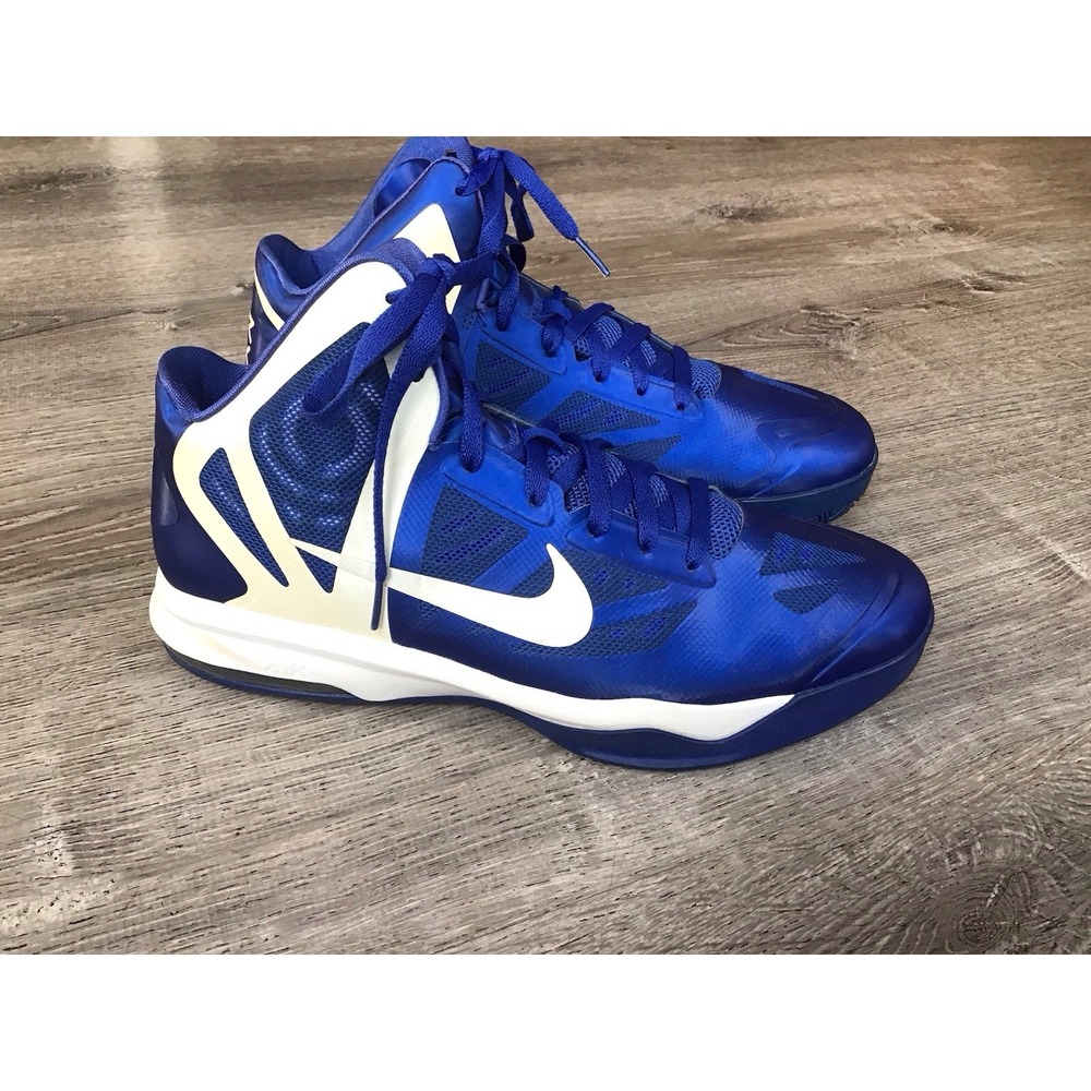 Nike Air Max HyperAggressor 524867-400 Blue White Basketball Men's 11.5 Sneakers